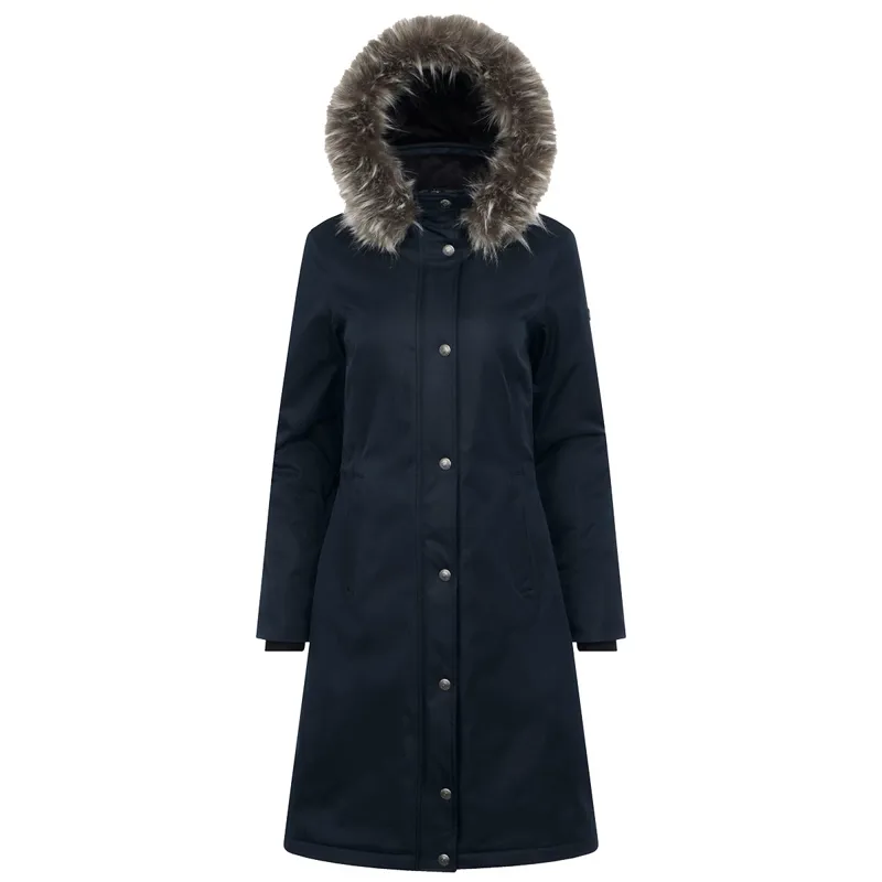 LeMieux Anya Waterproof Womens Riding Coat - Navy-2