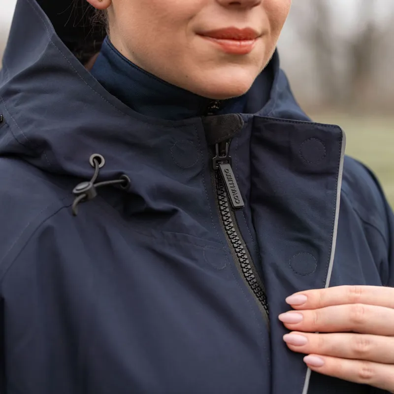 Covalliero Arctic Womens Waterproof Coat - Dark Navy-5