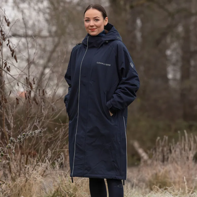 Covalliero Arctic Womens Waterproof Coat - Dark Navy-4