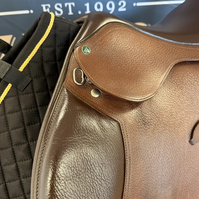 Arena Hart Pony Jumping Saddle - Brown 16in-2