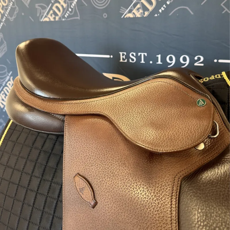 Arena Hart Pony Jumping Saddle - Brown 16in-10