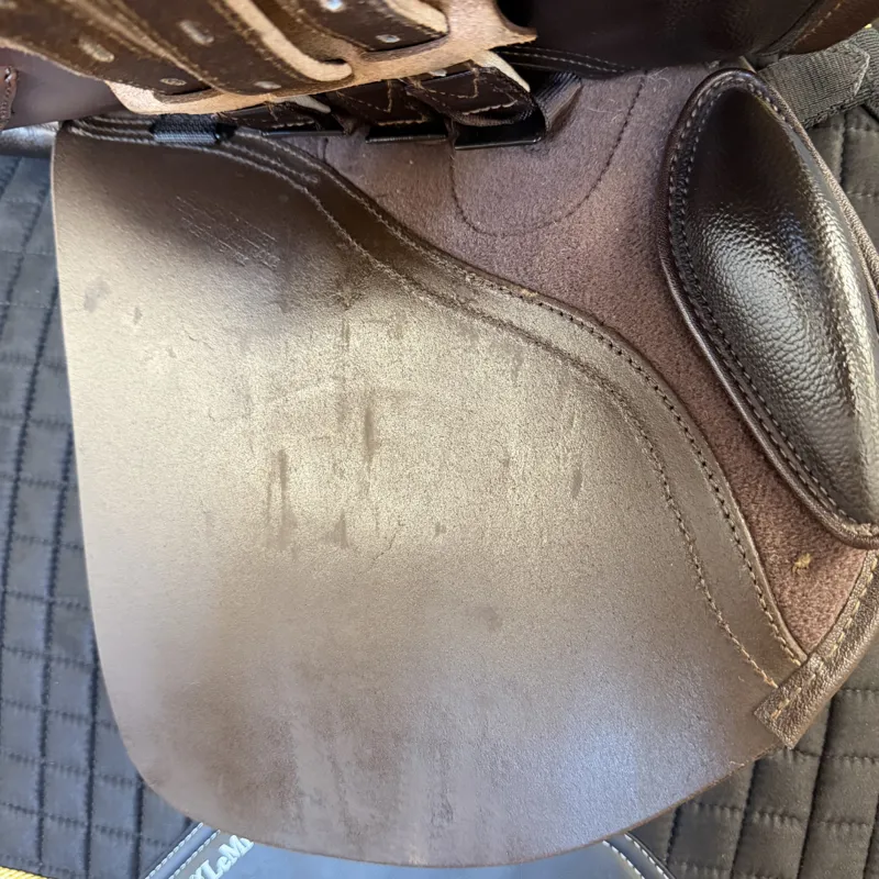 Arena Hart Pony Jumping Saddle - Brown 16in-8