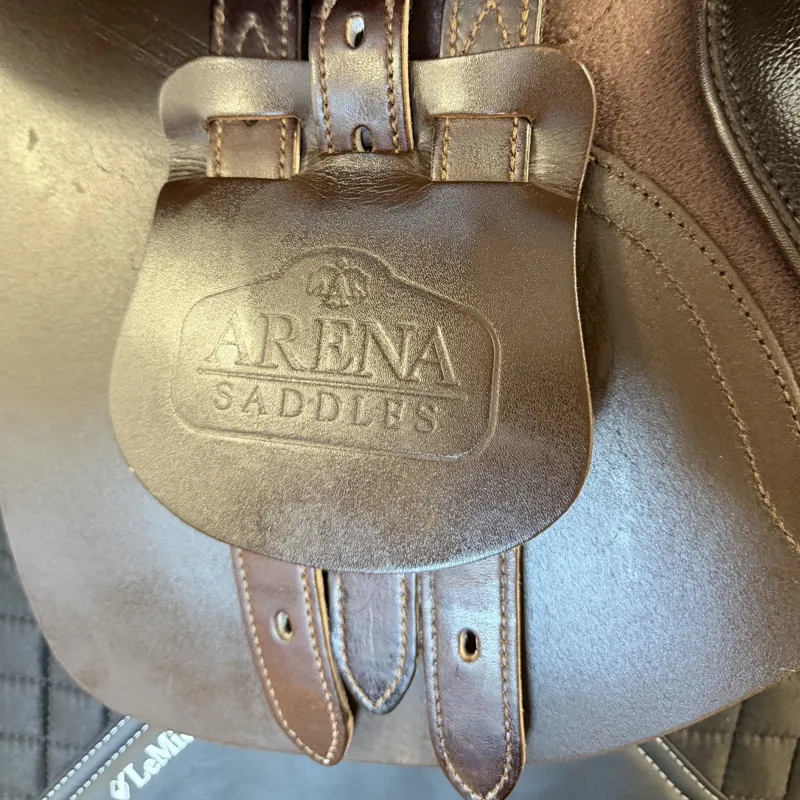 Arena Hart Pony Jumping Saddle - Brown 16in-12