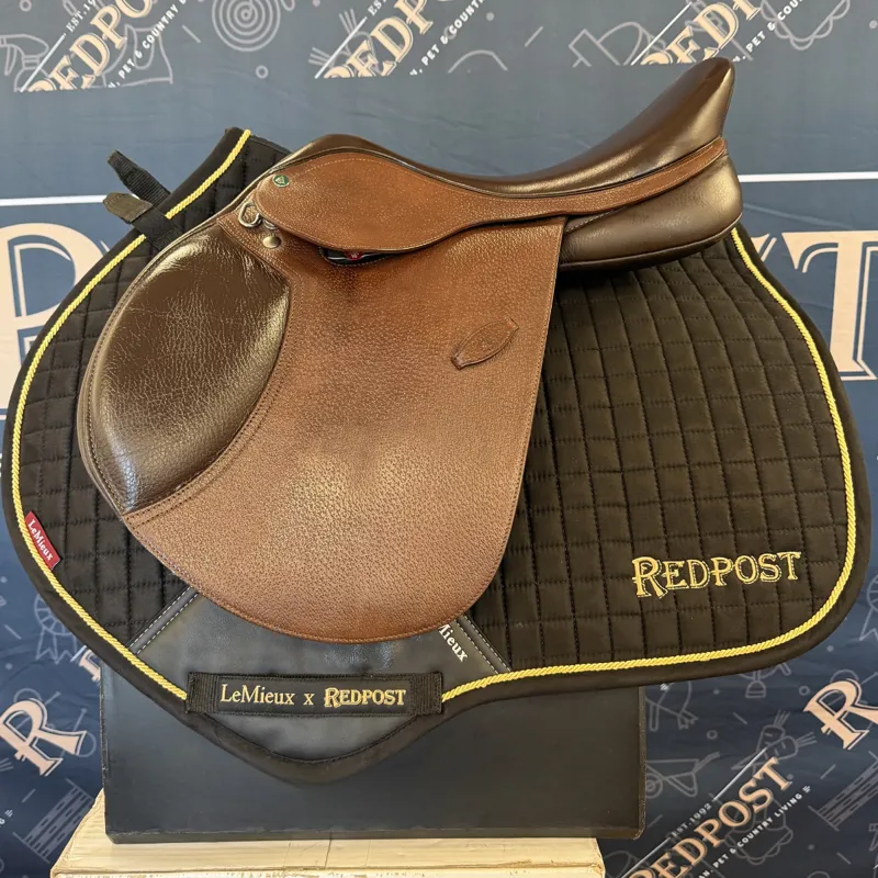 Arena Hart Pony Jumping Saddle - Brown 16in
