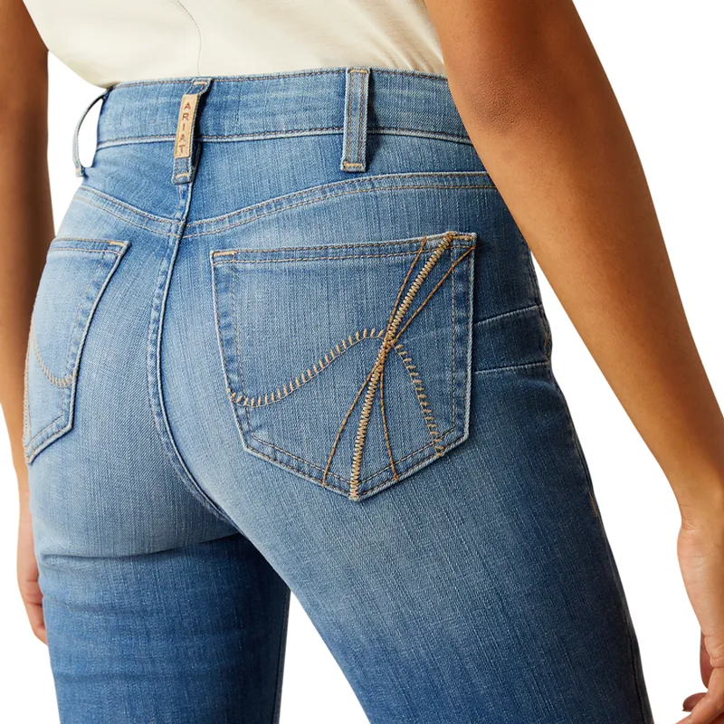 Ariat Cassandra High Rise Ladies Boot Cut Jeans - Anaheim-3