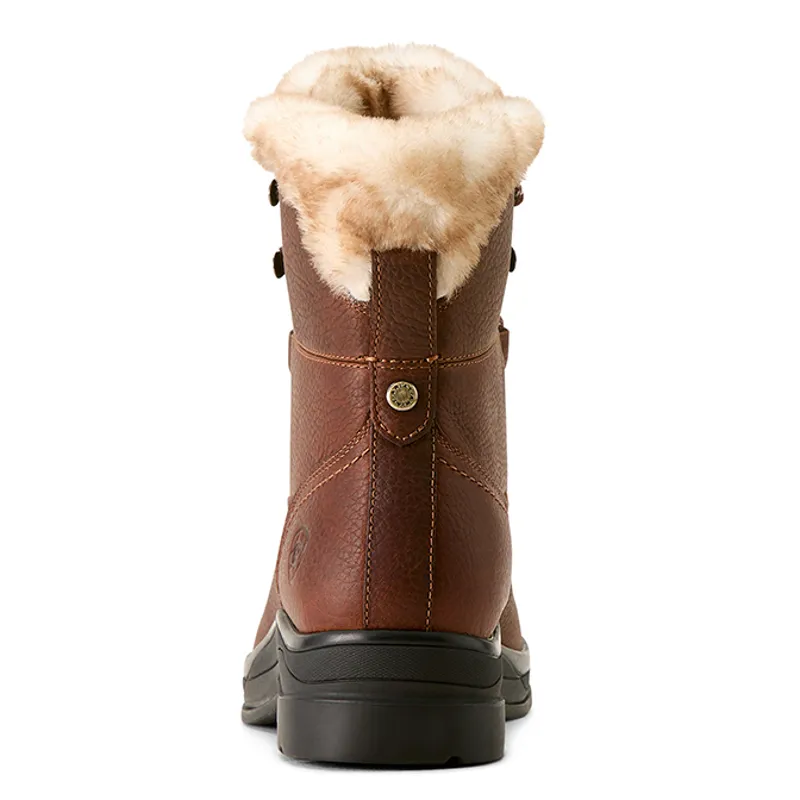 Ariat Harper Sherpa Womens Waterproof Short Country Boots - Dark Brown-2