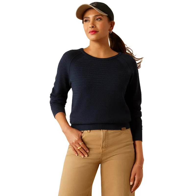 Ariat Country Cambeck Ladies Sweater - Navy