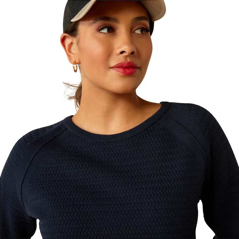 Ariat Country Cambeck Ladies Sweater - Navy-3