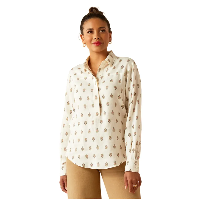 Ariat Country Pocklington Ladies Blouse - Echoing Motif