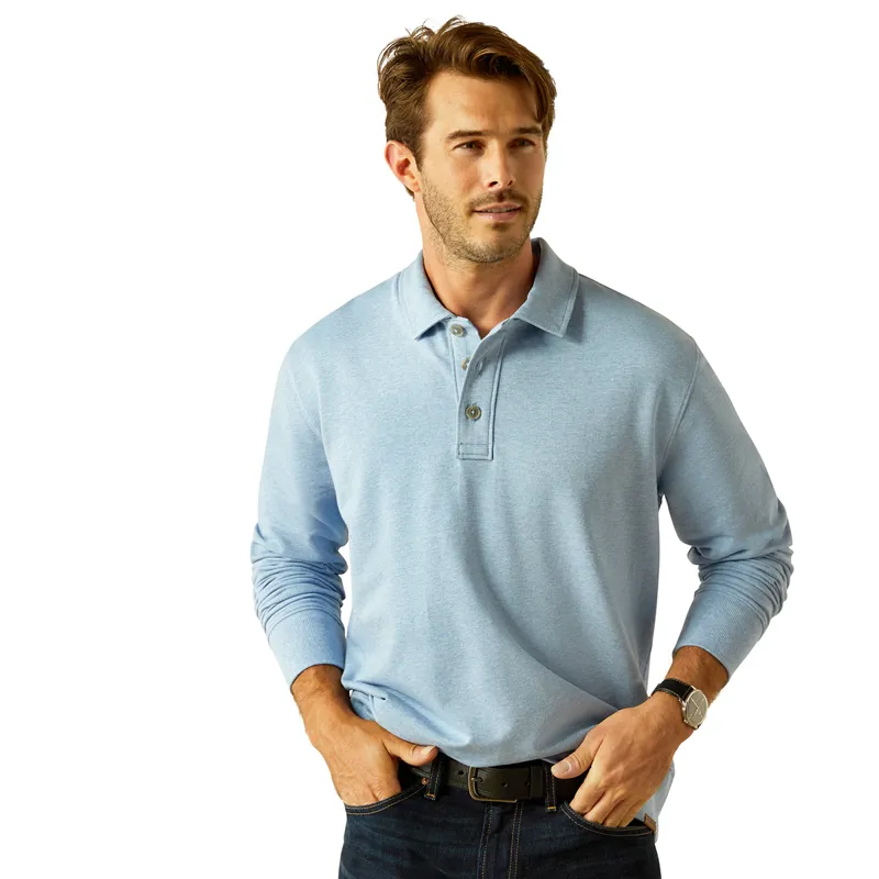 Ariat Country Wilton Mens Sweatshirt - Chambray Blue Heather
