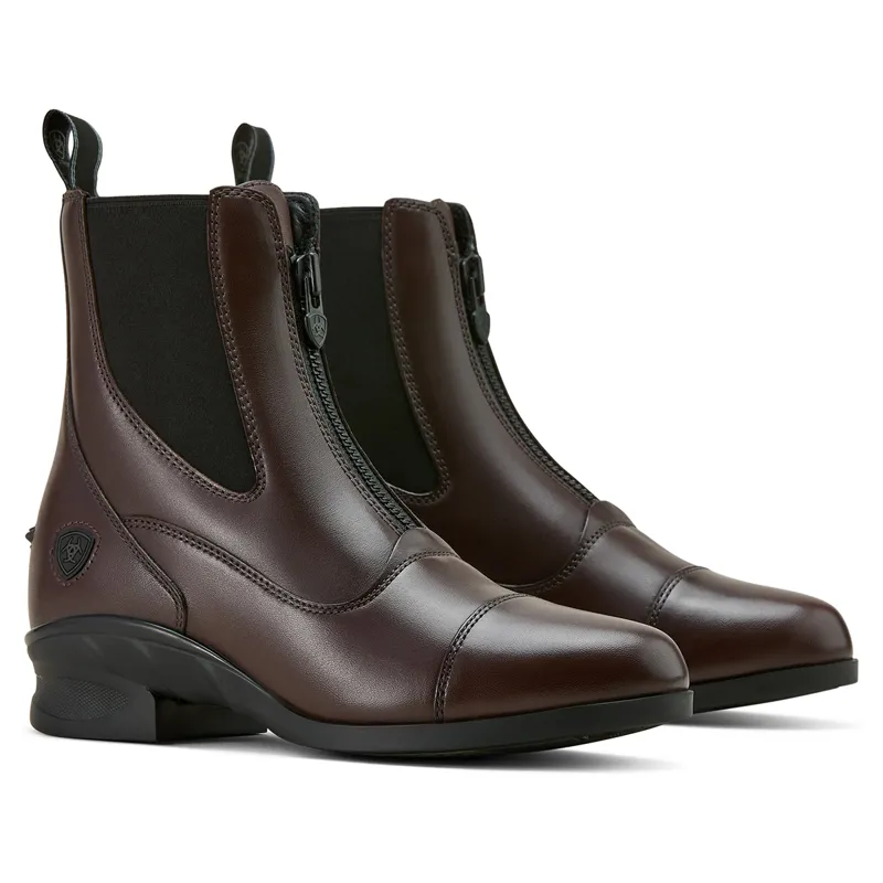 Ariat Heritage Zip Ladies Paddock Boots - Light Brown-2