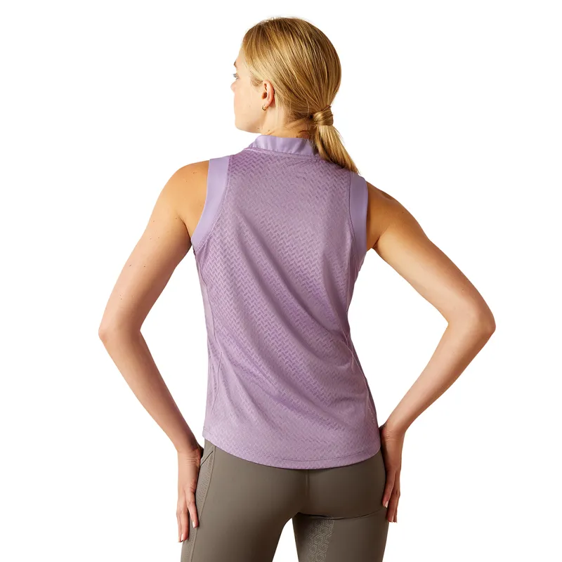 Ariat Mesa Ladies Sleeveless Base Layer - Chalk Violet-1