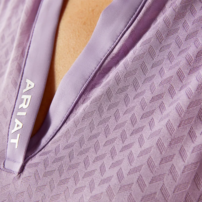 Ariat Mesa Ladies Sleeveless Base Layer - Chalk Violet-3