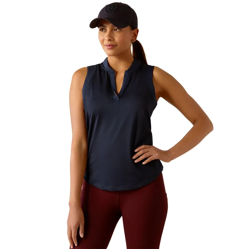 Ariat Mesa Ladies Sleeveless Base Layer - Navy Eclipse