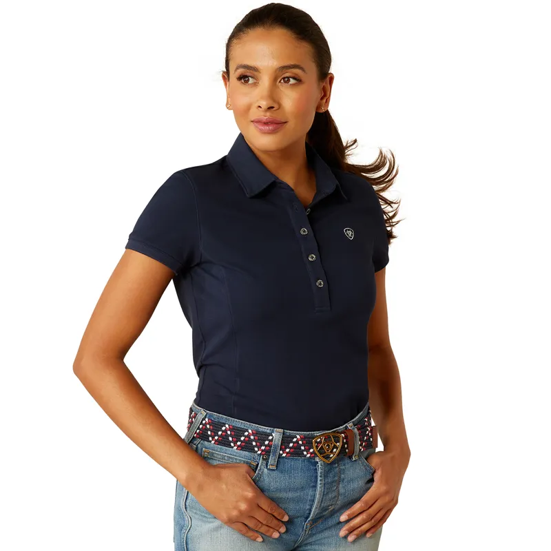 Ariat Prix 3.0 Ladies Polo Shirt - Navy