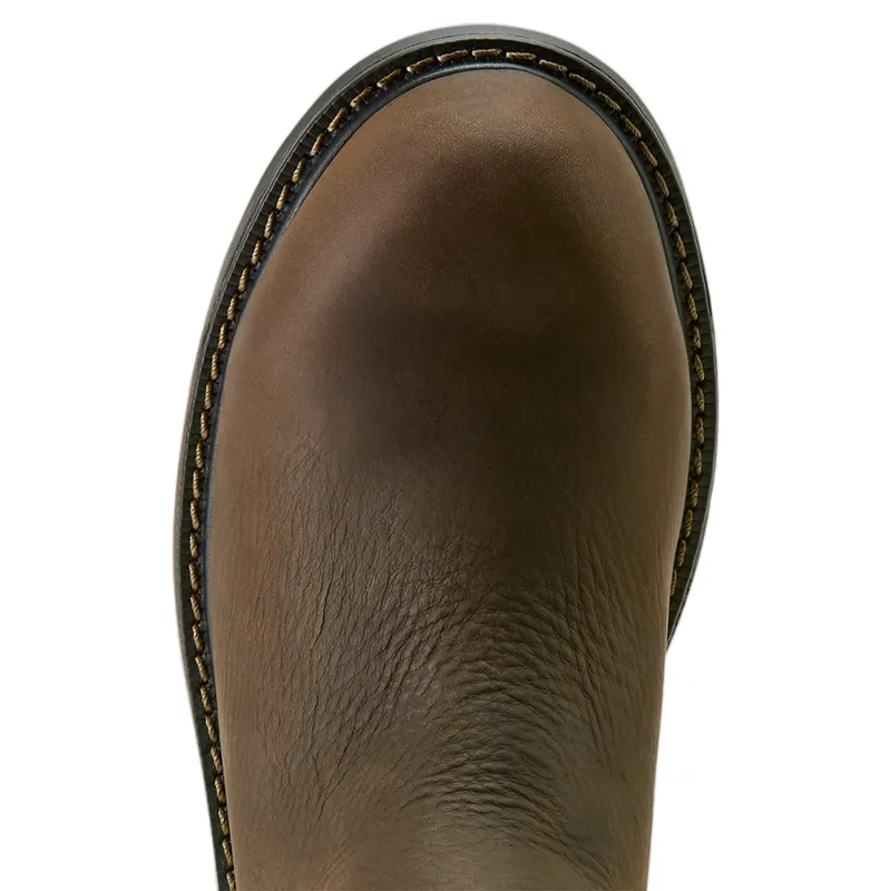 Ariat Riveter Chelsea Waterproof Womens Work Boots - Dark Brown-4