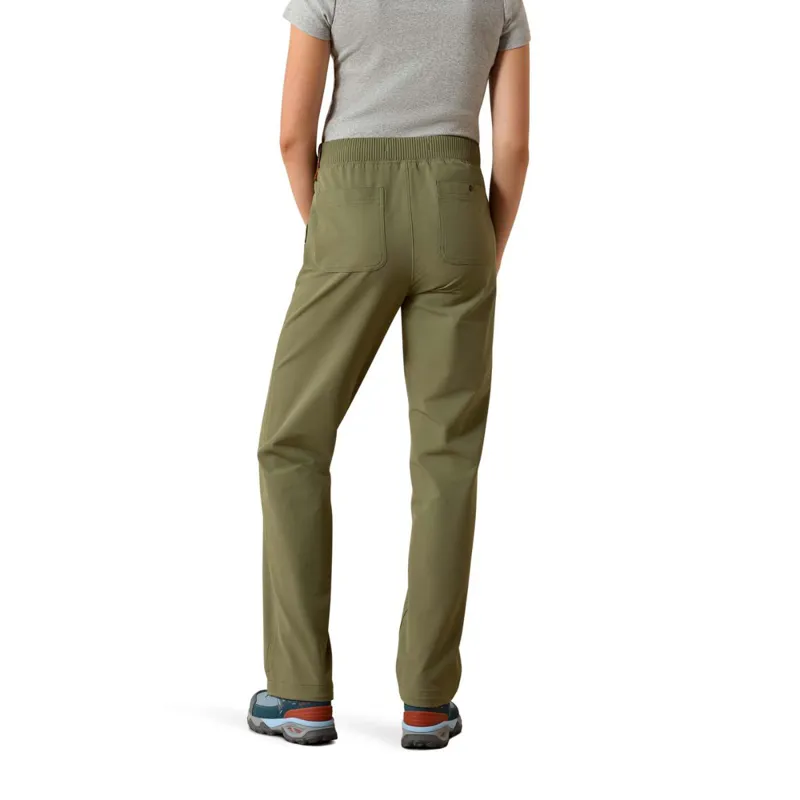 Ariat Traverse Womens Hiking Trousers - Deep Lichen Green-1