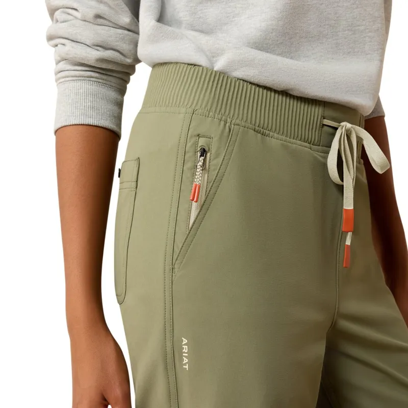 Ariat Traverse Womens Hiking Trousers - Deep Lichen Green-4