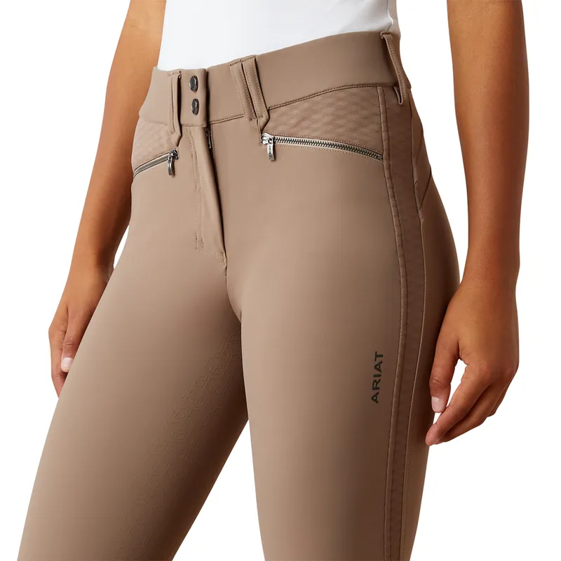 Ariat Tri Factor X Bellatrix Full Seat Ladies Breeches - Brick Brown-2