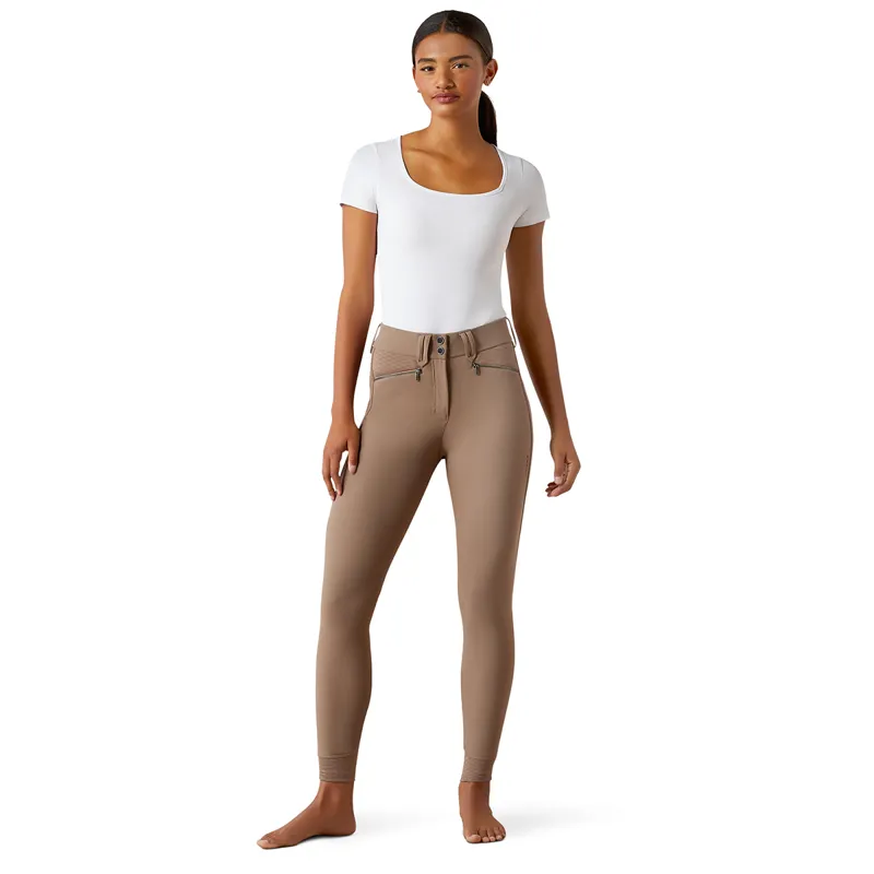 Ariat Tri Factor X Bellatrix Full Seat Ladies Breeches - Brick Brown-4