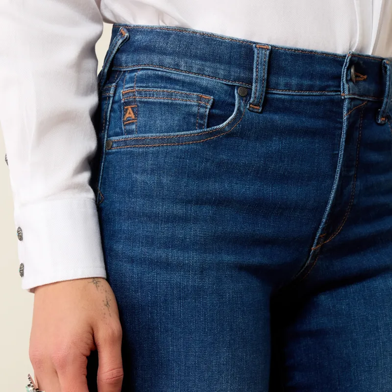 Ariat Revel Vilma Ultra Stretch Womens Wide Leg Jeans - Norwalk-2
