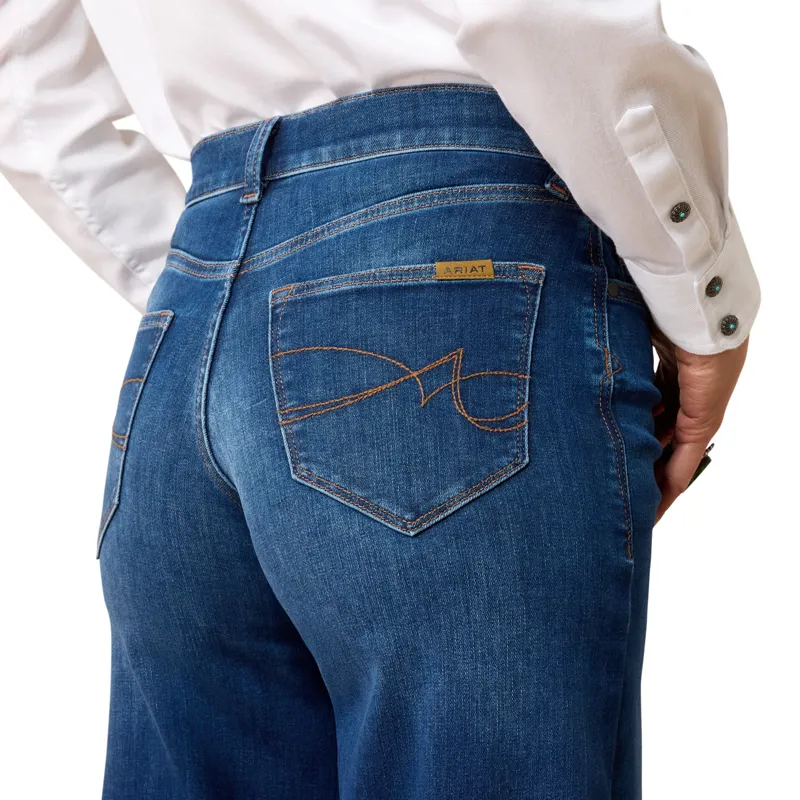 Ariat Revel Vilma Ultra Stretch Womens Wide Leg Jeans - Norwalk-3