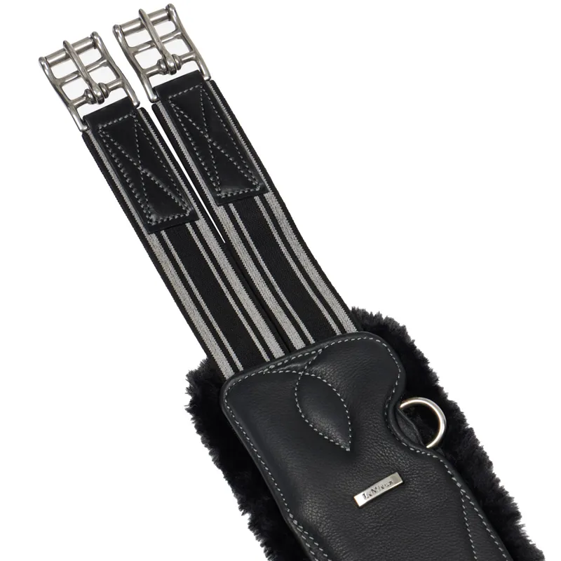LeMieux Arika Simuwool Contoured Long Stud Girth - Black-5