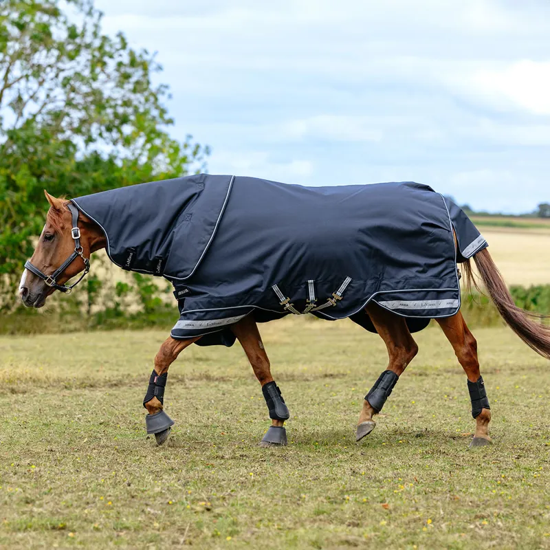 LeMieux Arika Storm-Tek 350g Turnout Rug - Navy-9