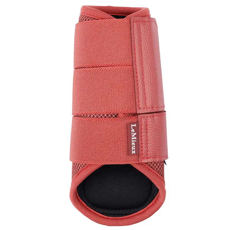 LeMieux Arika Mesh Brushing Boots - Cranberry