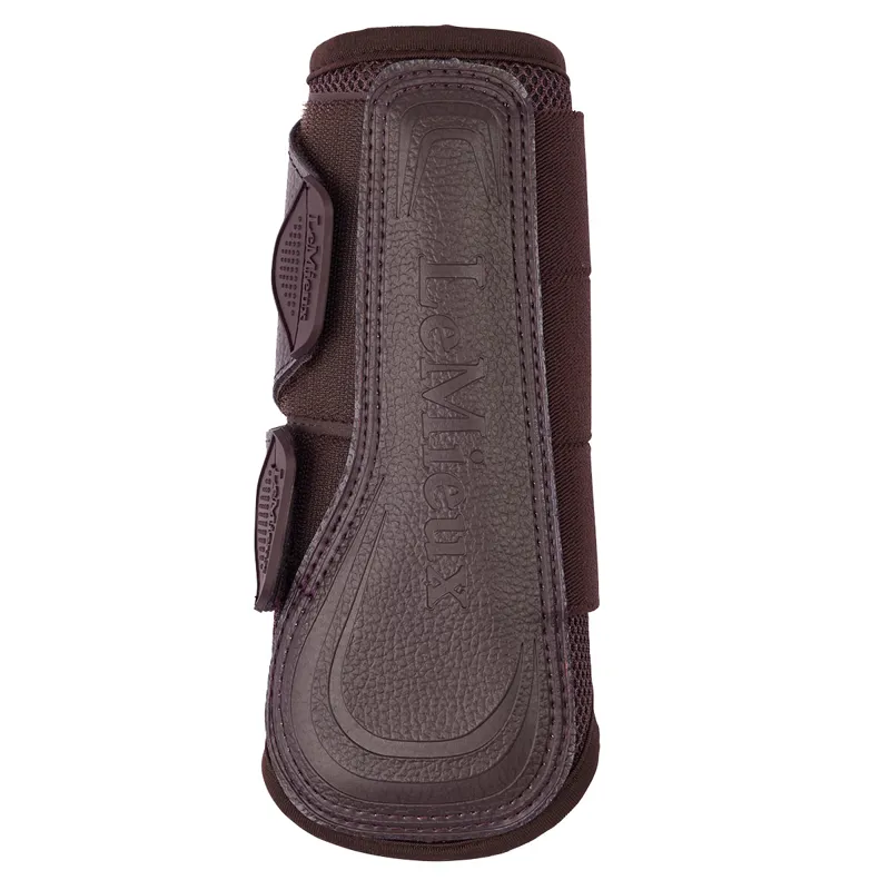 LeMieux Arika Mesh Brushing Boots - Damson-5