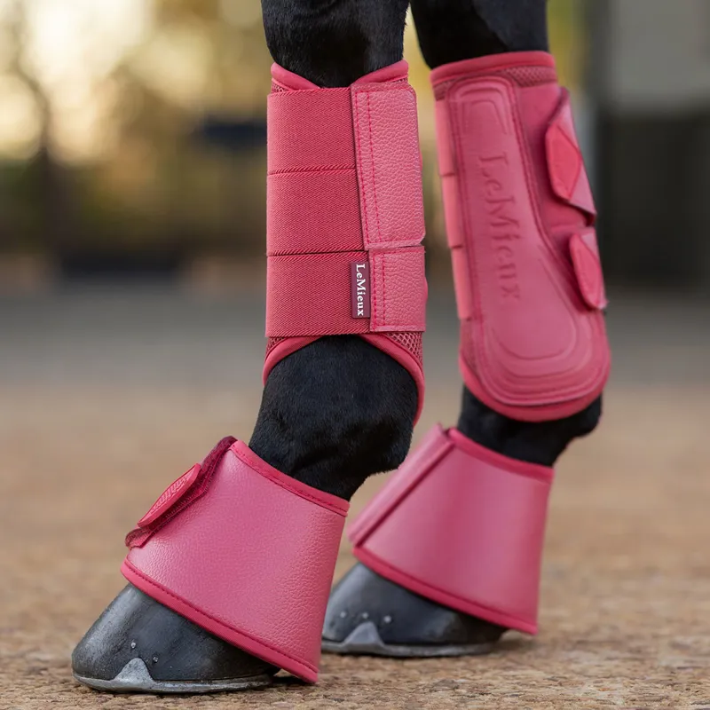 LeMieux Arika Overreach Boots - Cranberry-1