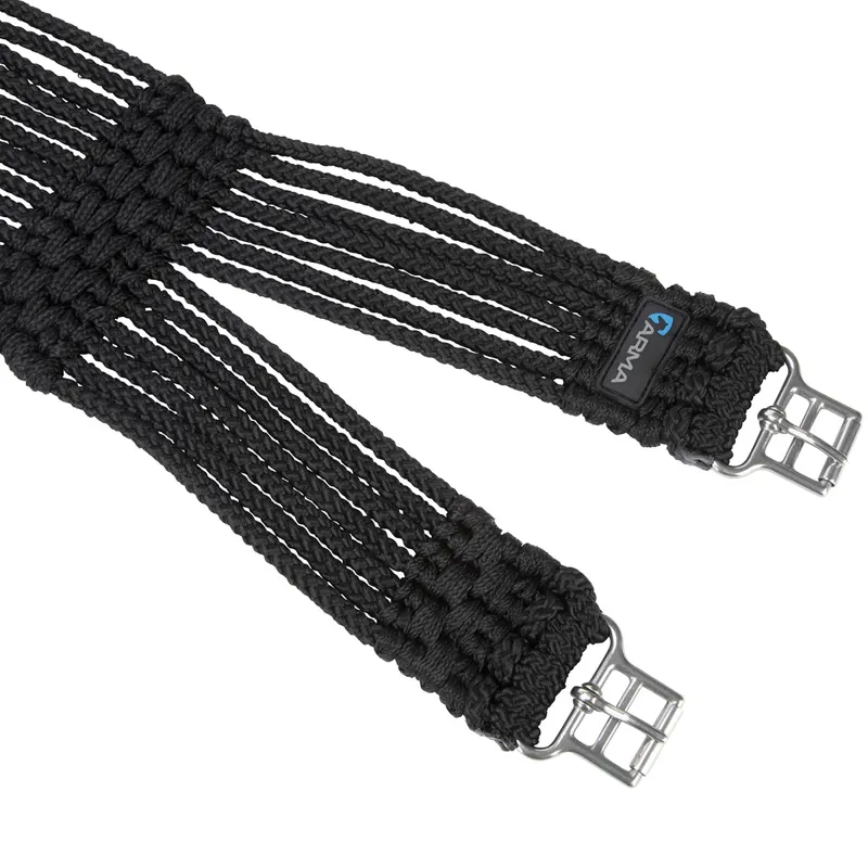 ARMA Braided Cord Girth - Black-1