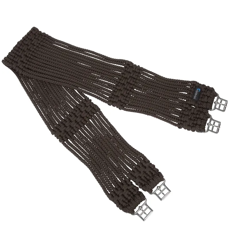 ARMA Braided Cord Girth - Brown