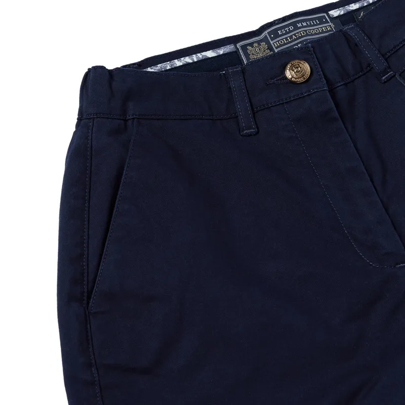 Holland Cooper Arnesby Chino Ladies Shorts - Ink Navy-8