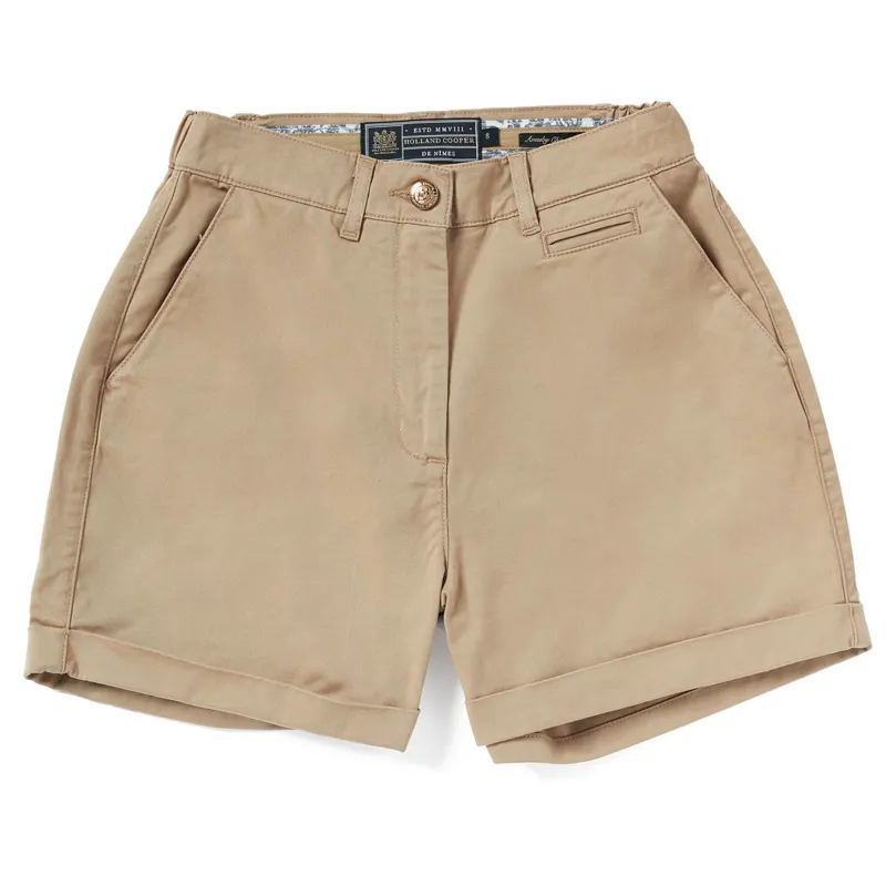 Holland Cooper Arnesby Chino Ladies Shorts - Stone-2