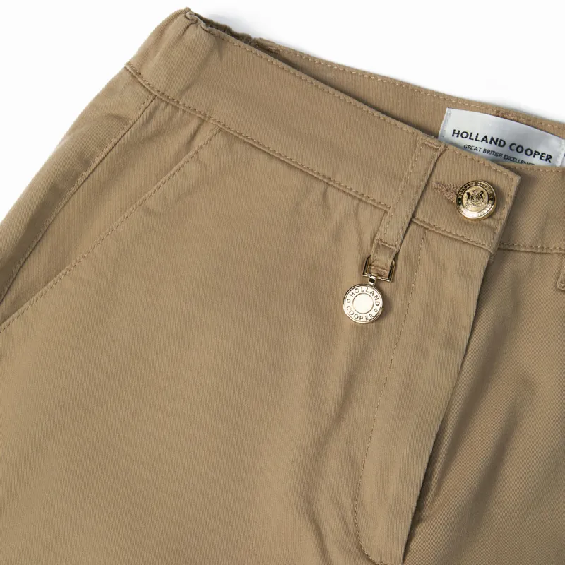 Holland Cooper Arnesby Chino Womens Trousers - Stone-3