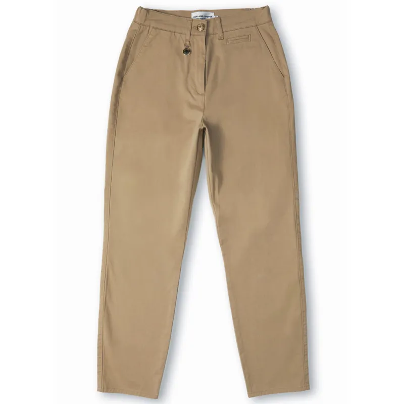 Holland Cooper Arnesby Chino Womens Trousers - Stone-4