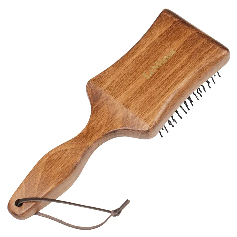 LeMieux Artisan Mane and Tail Brush - Brown-1