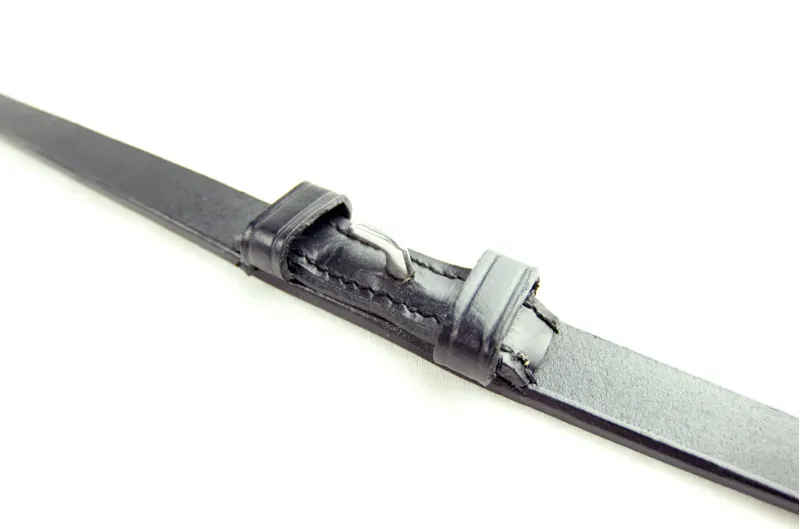 Dever Ascot Super Grip Reins with Billets  - Black-2