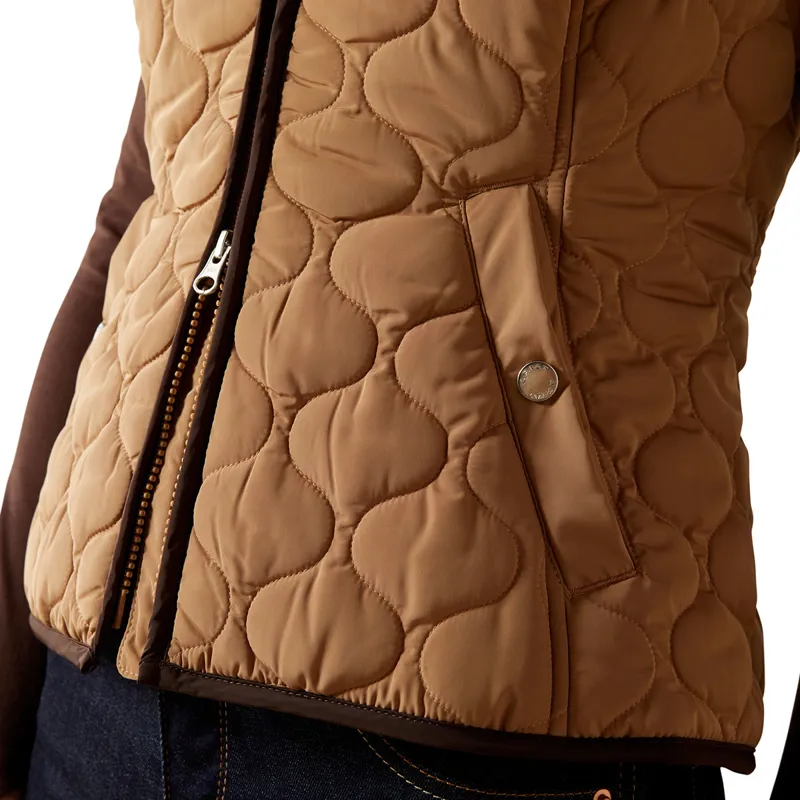 Ariat Ashley 2.0 Womens Insulated Gilet - Tigers Eye-5