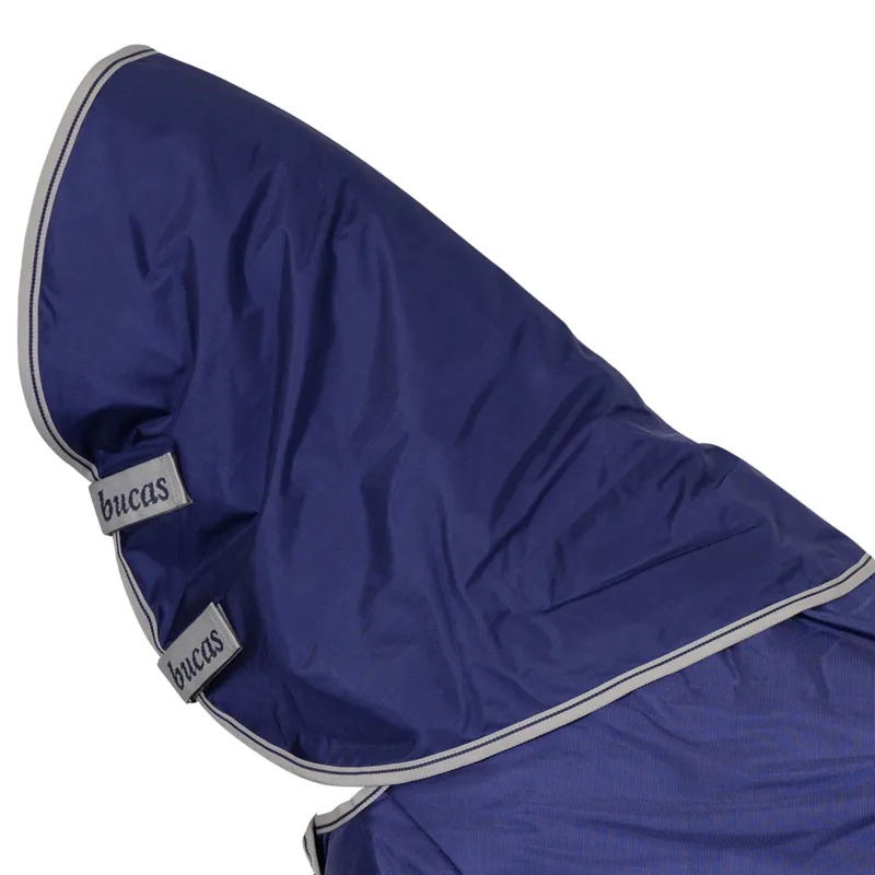 Bucas Atlantic Combi 50g Turnout Neck Cover - Navy/Silver-2