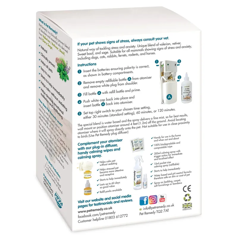 Pet Remedy Pet Calming Atomiser 250ml-2