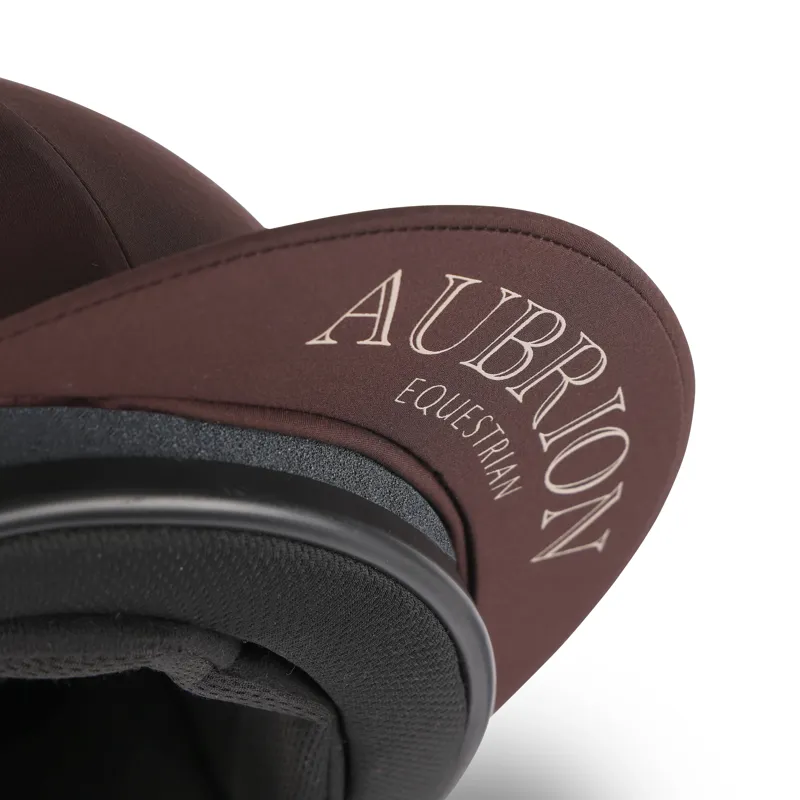 Aubrion Equestrian Hat Silk - Espresso-3