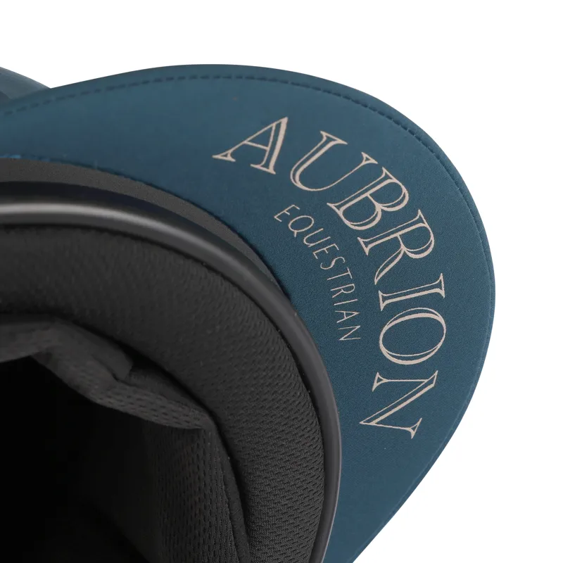 Aubrion Equestrian Hat Silk - Estate Blue-5