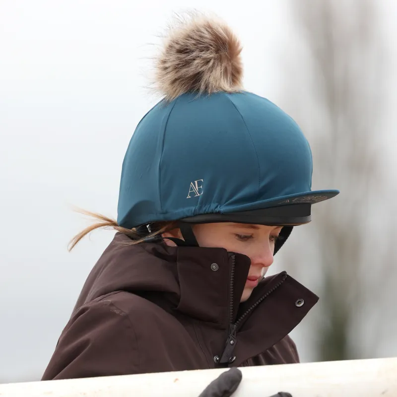 Aubrion Equestrian Hat Silk - Estate Blue-7