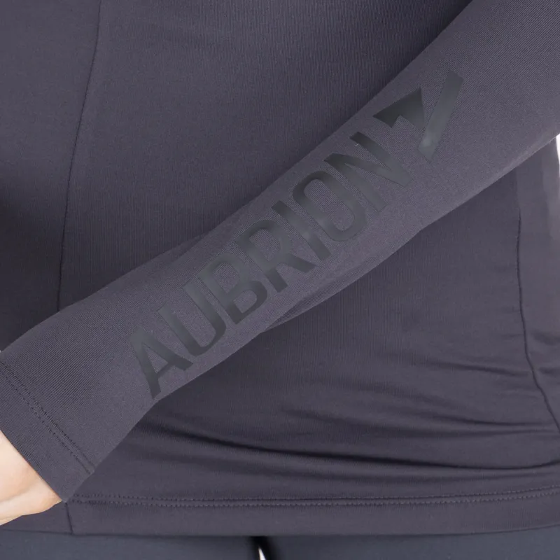Aubrion React Womens Winter Long Sleeve Base Layer - Charcoal-9