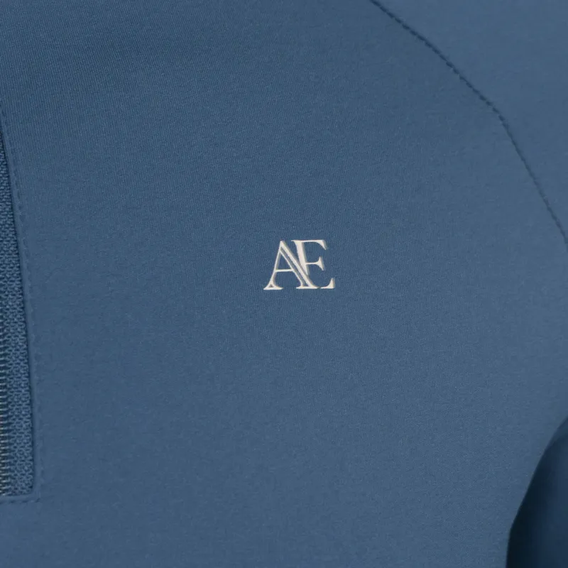 Aubrion Equestrian Young Rider Winter Base Layer - Estate Blue-6