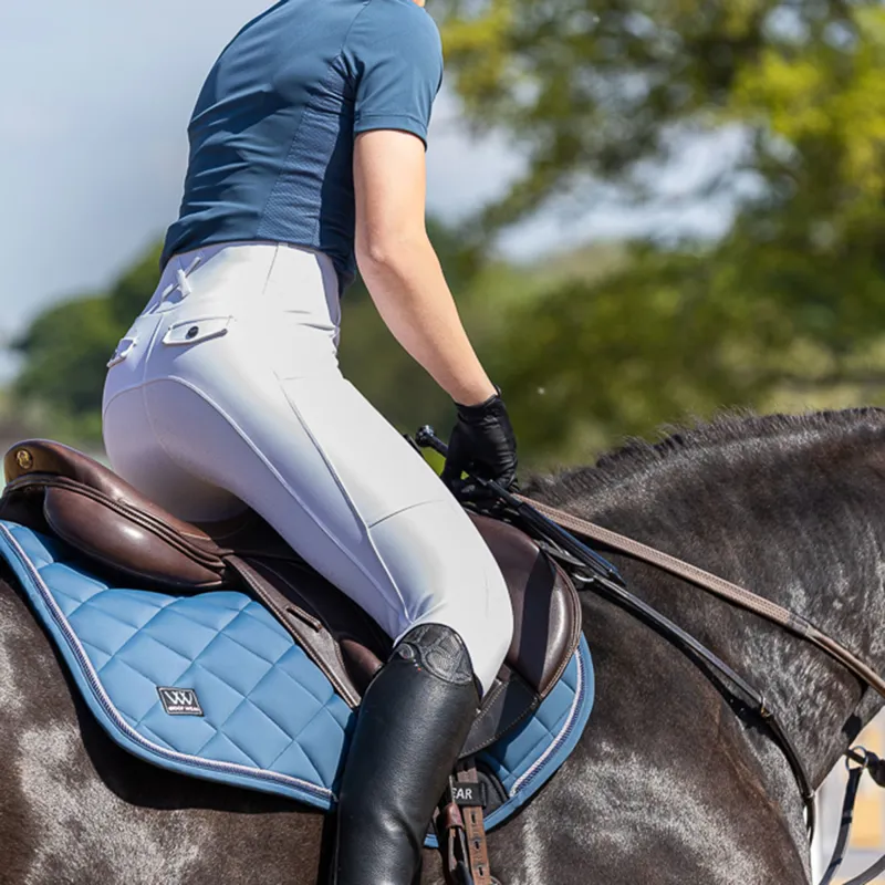 Woof Wear Vision Aura Close Contact Saddlecloth - Petrol Blue-3