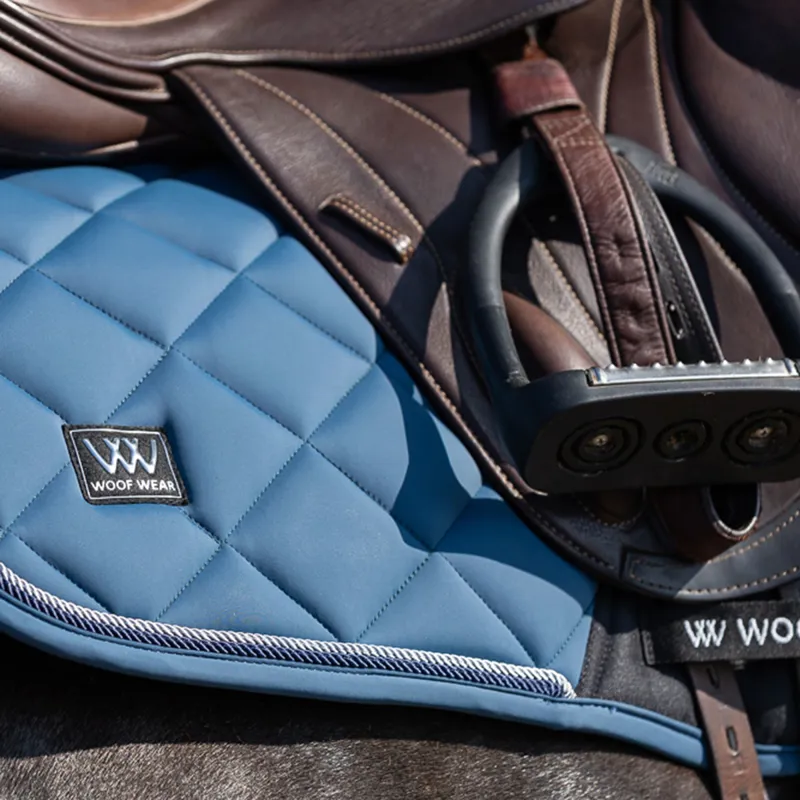 Woof Wear Vision Aura Close Contact Saddlecloth - Petrol Blue-5