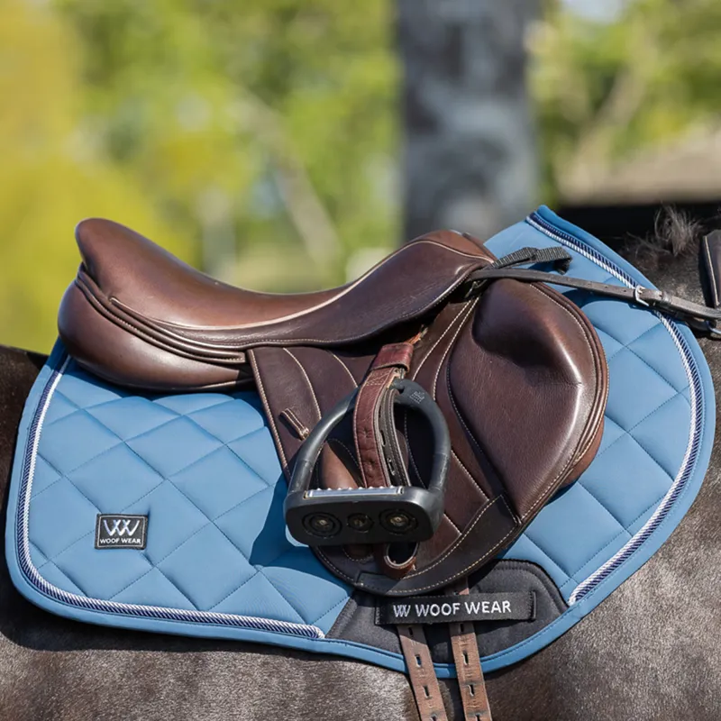 Woof Wear Vision Aura Close Contact Saddlecloth - Petrol Blue-1